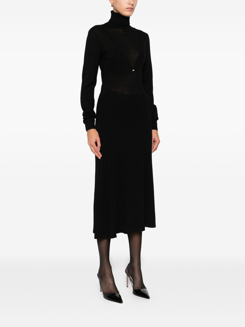turtleneck ribbed dress 3
