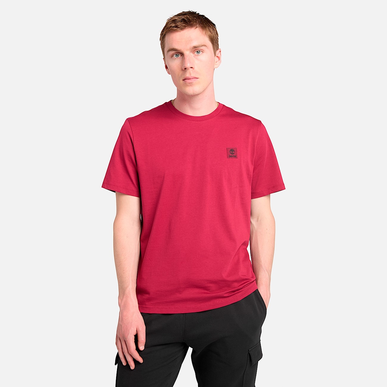 Short Sleeve Woven Badge T-Shirt - 4