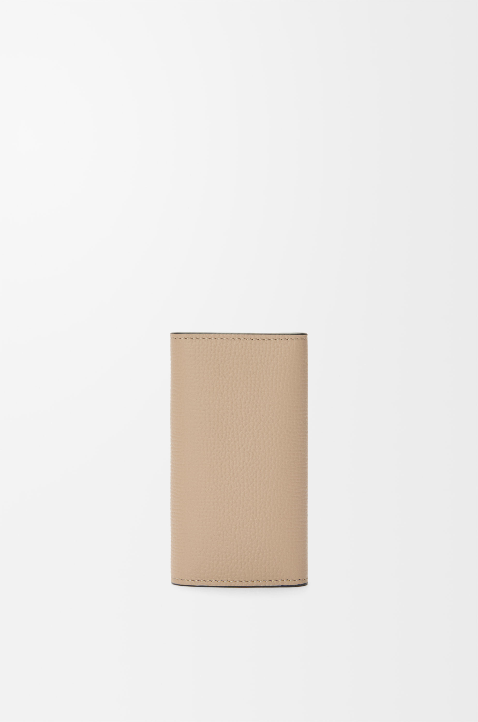 Anagram key case in pebble grained calfskin - 4