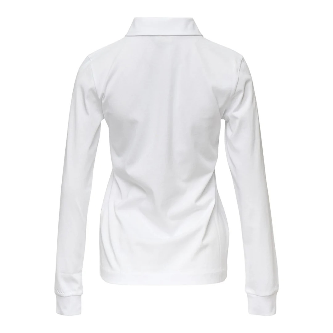 Fitted Long Sleeve Polo - 2