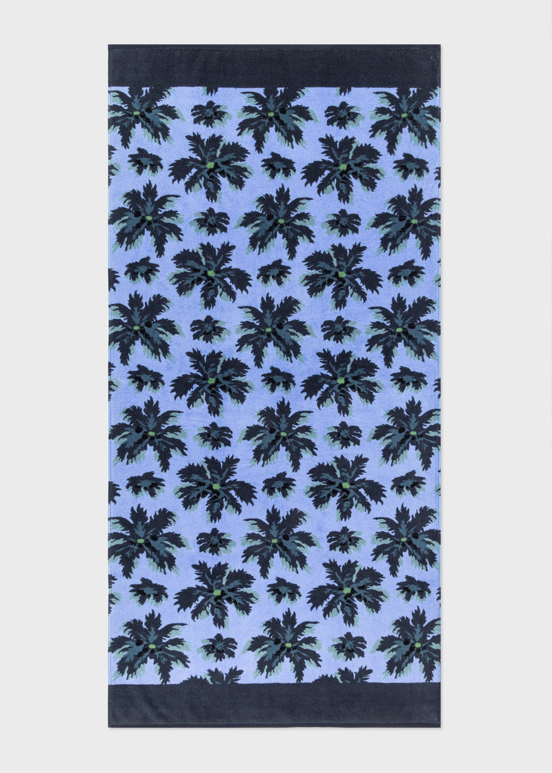 Paul Smith Blue 'Palmera' Beach Towel outlook