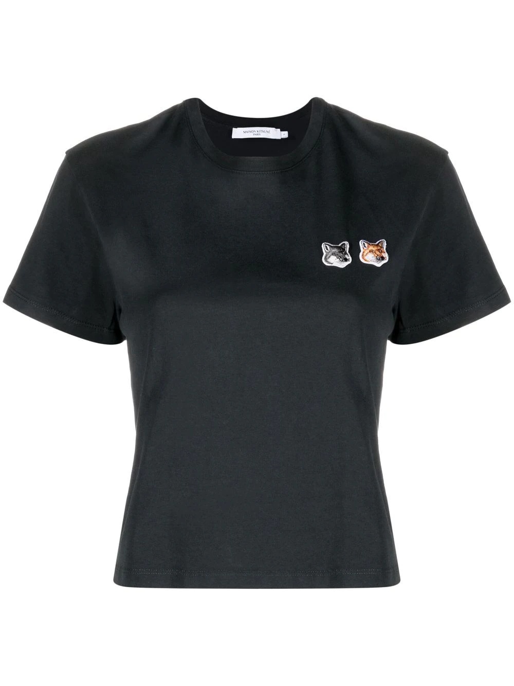 Double Fox Head-patch T-shirt - 1