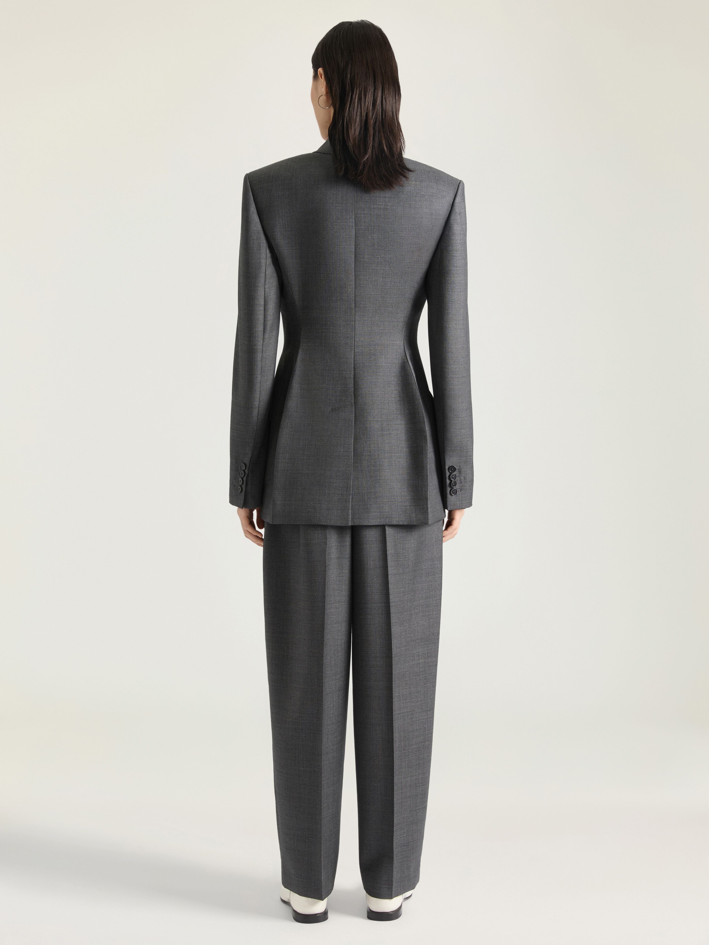 DOUBLE PLEAT PANTS IN WOOL - 3