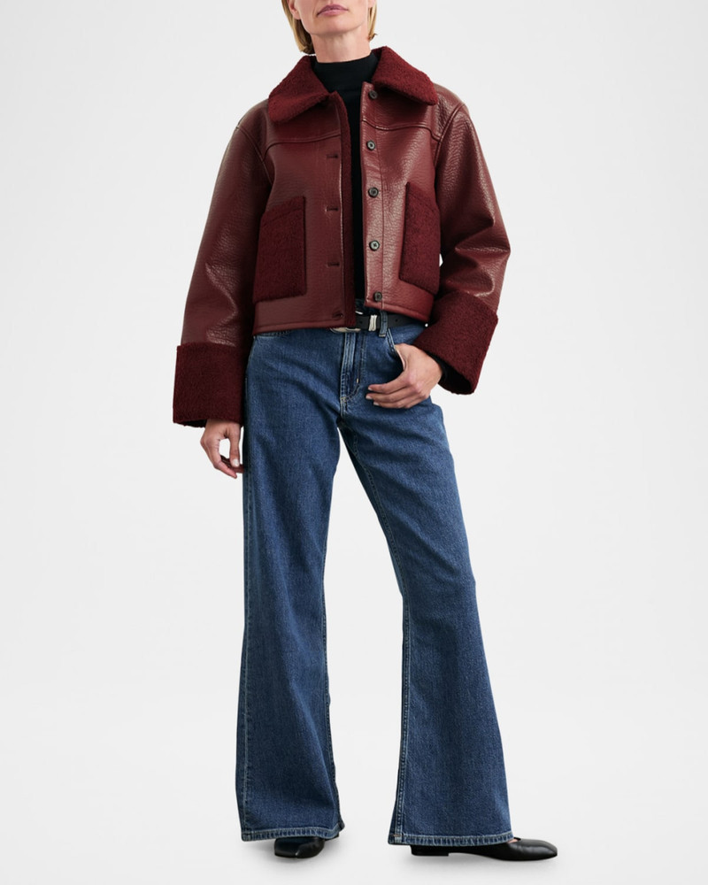 Rails Dria Faux Leather Jacket outlook