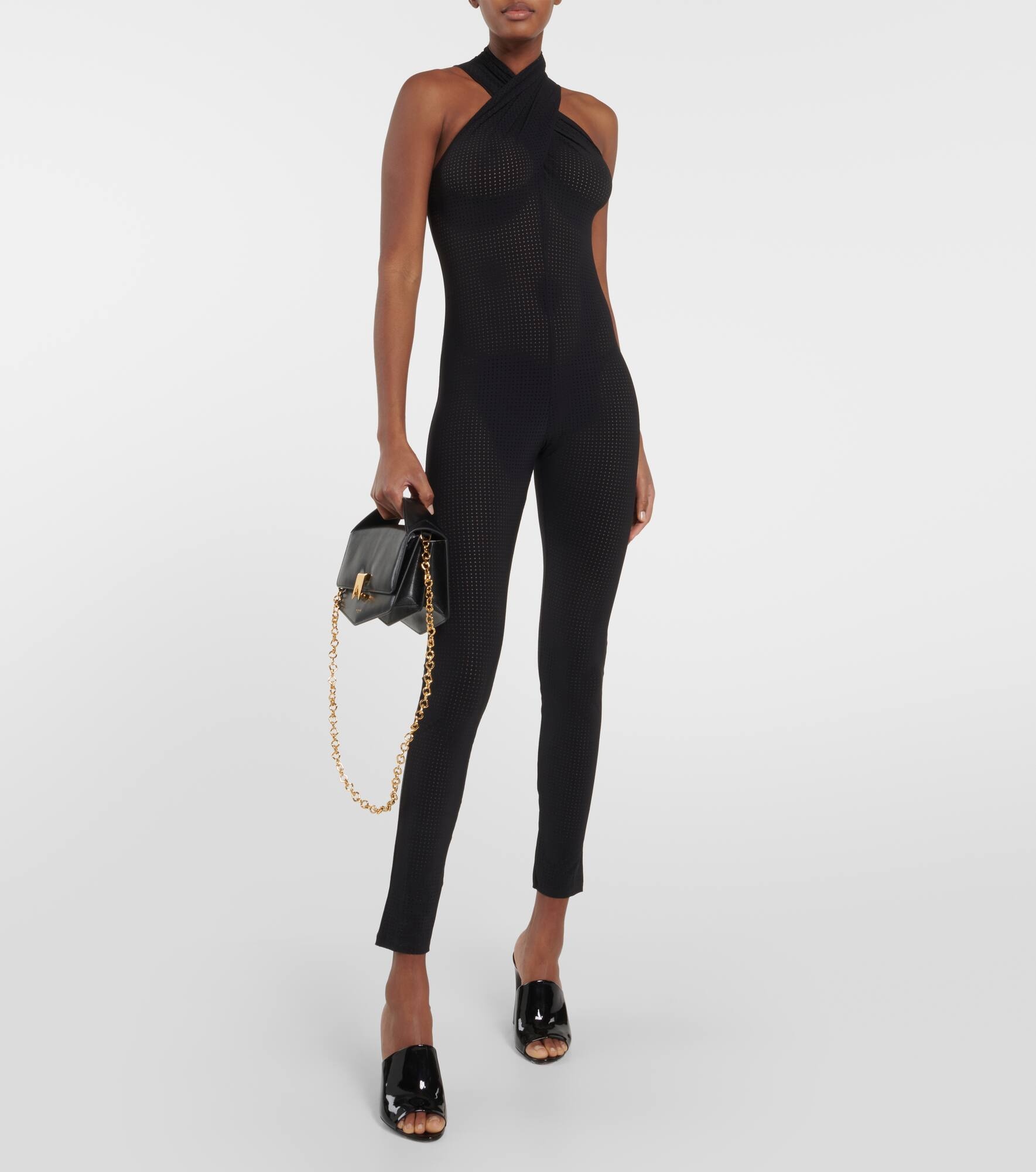 Halterneck jumpsuit - 5