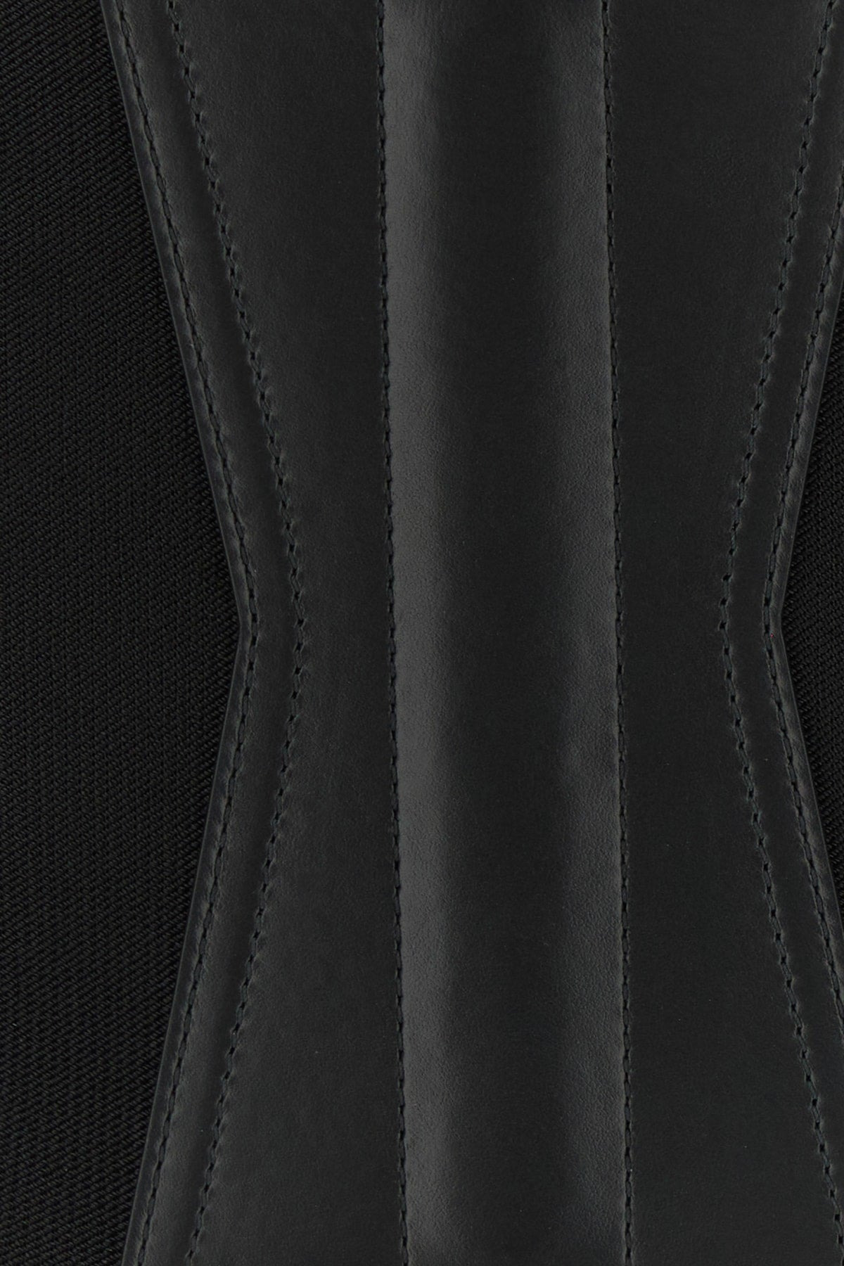 Sportmax Women Black Fabric And Leather Apoge01234 Belt - 3