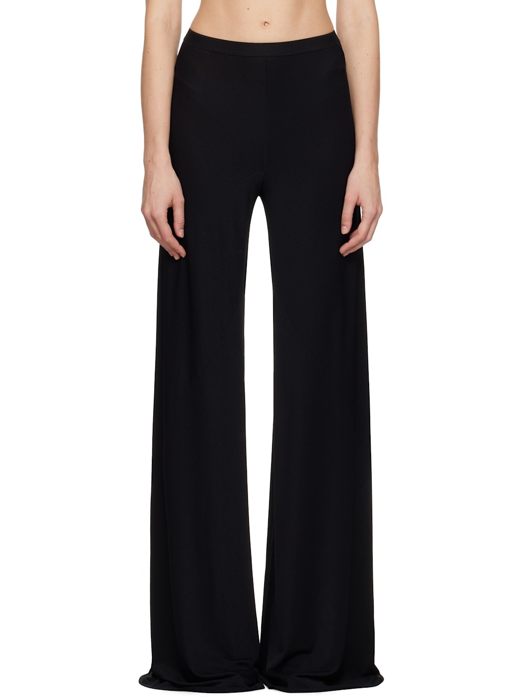 Black Porterville Farrah Bias Lounge Pants - 1