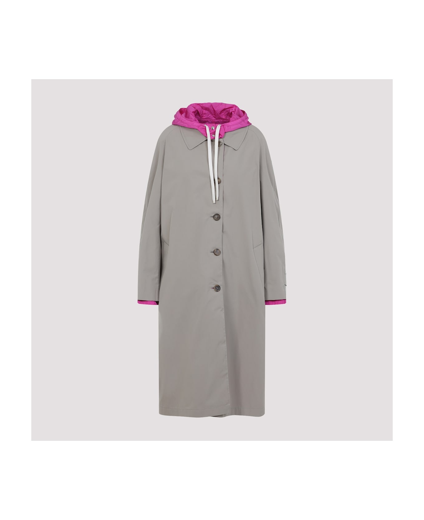 コート MiuMiu Cappuccino cotton blend reversible overcoat Miu Miu Cappuccino Cotton Blend Reversible Overcoat | REVERSIBLE