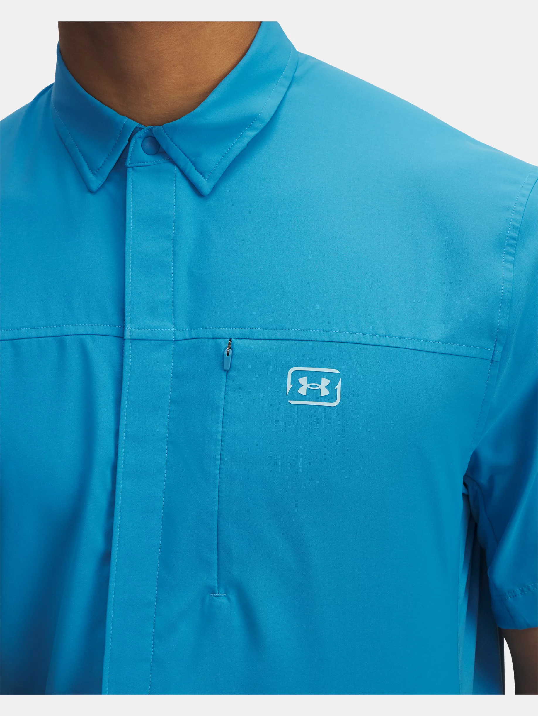 Men's UA Fish Pro Hybrid Woven Short Sleeve - 3