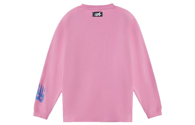New Balance x Tyakasha Graphic Print Sweatshirt 'Pink Purple' AMT04390-NJR - 2