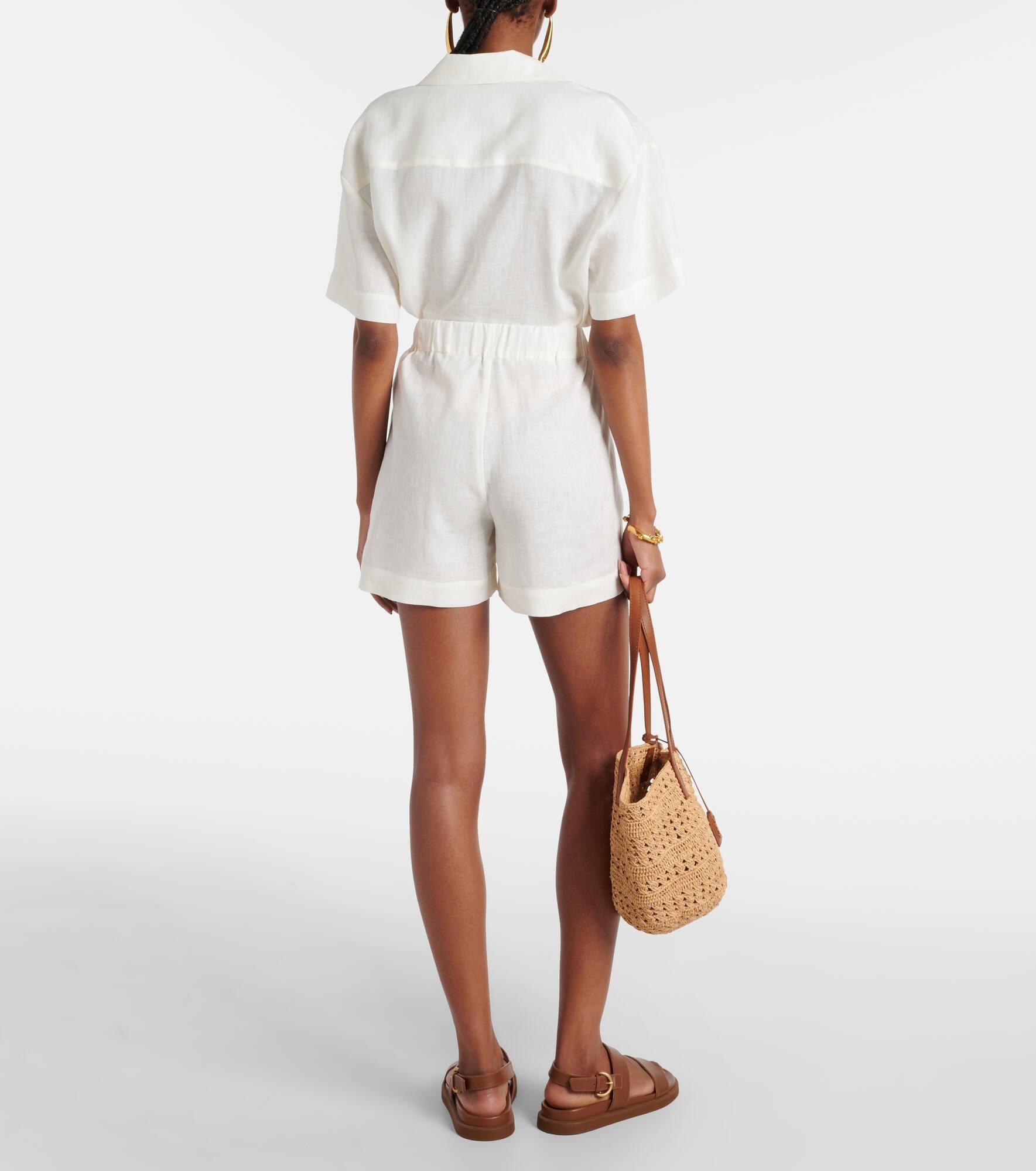 Zurich linen shorts - 3