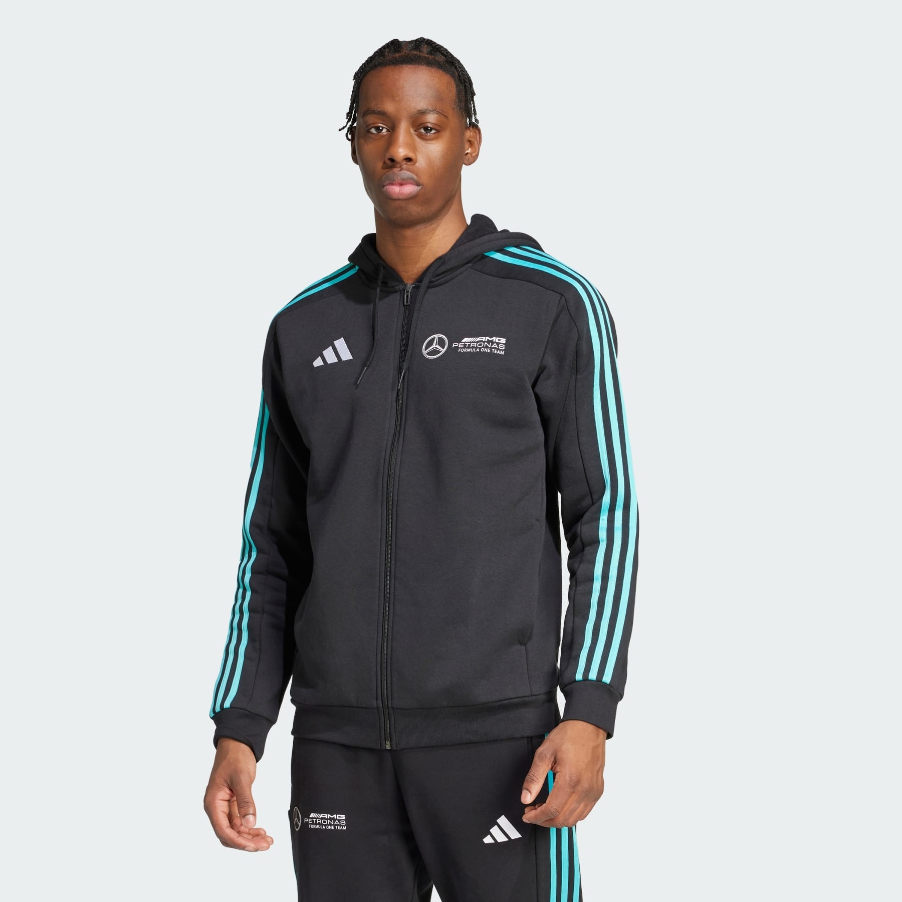 MERCEDES - AMG PETRONAS FORMULA ONE TEAM DNA FULL ZIP HOODIE - 2