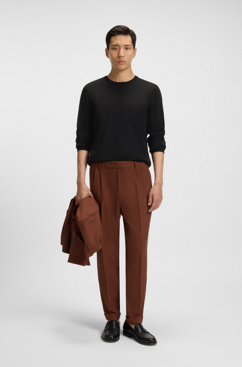 BOSS T-SHIRT WITH BUBBLE-JACQUARD STRUCTURE outlook