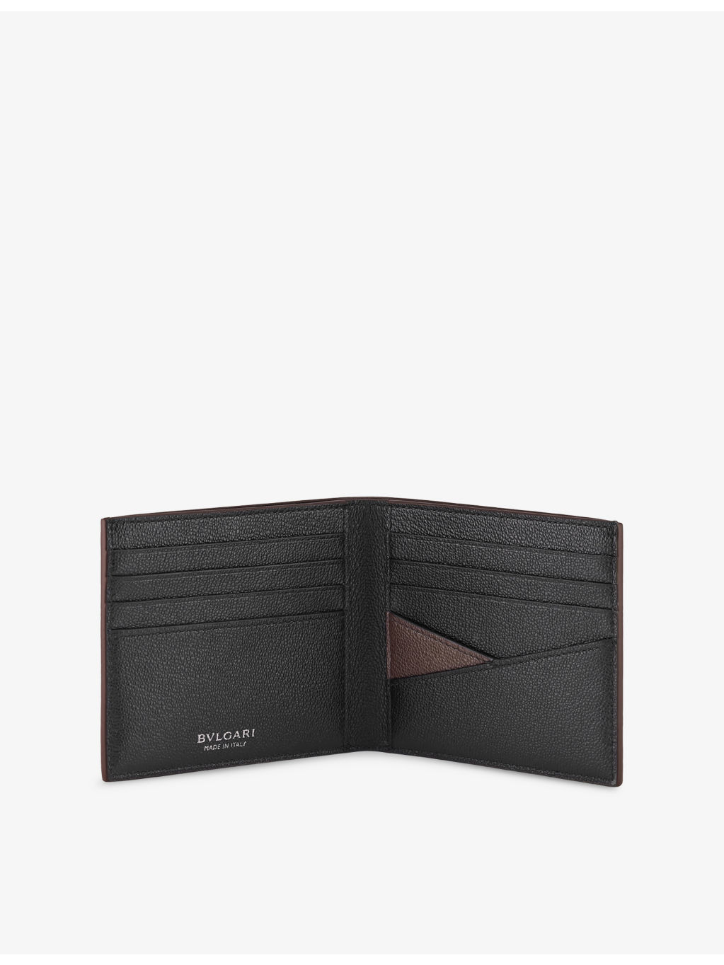 Man Hipster Leather Compact Wallet - 2
