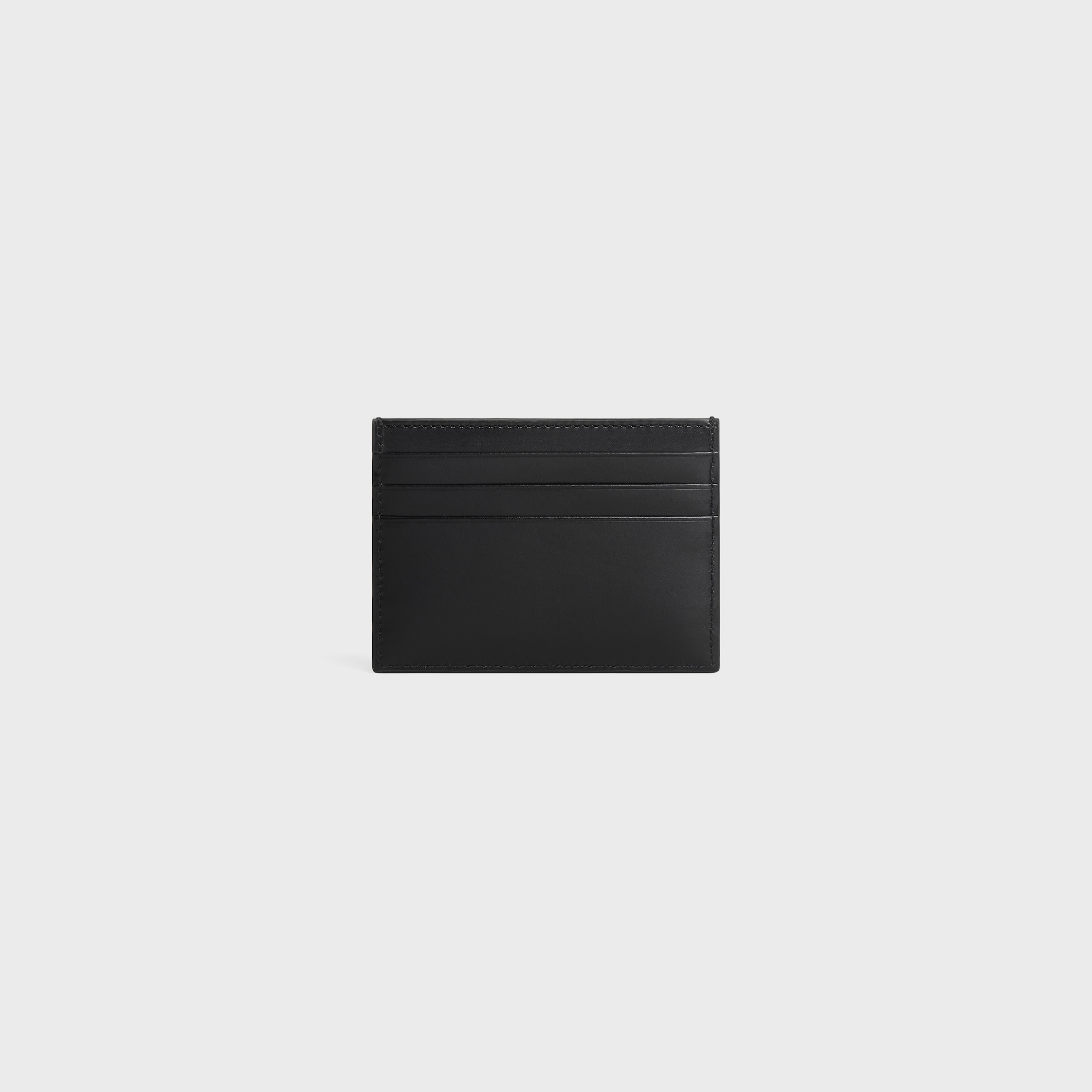 LARGE CARD HOLDER in Satinated calfskin with triomphe embossed - 3