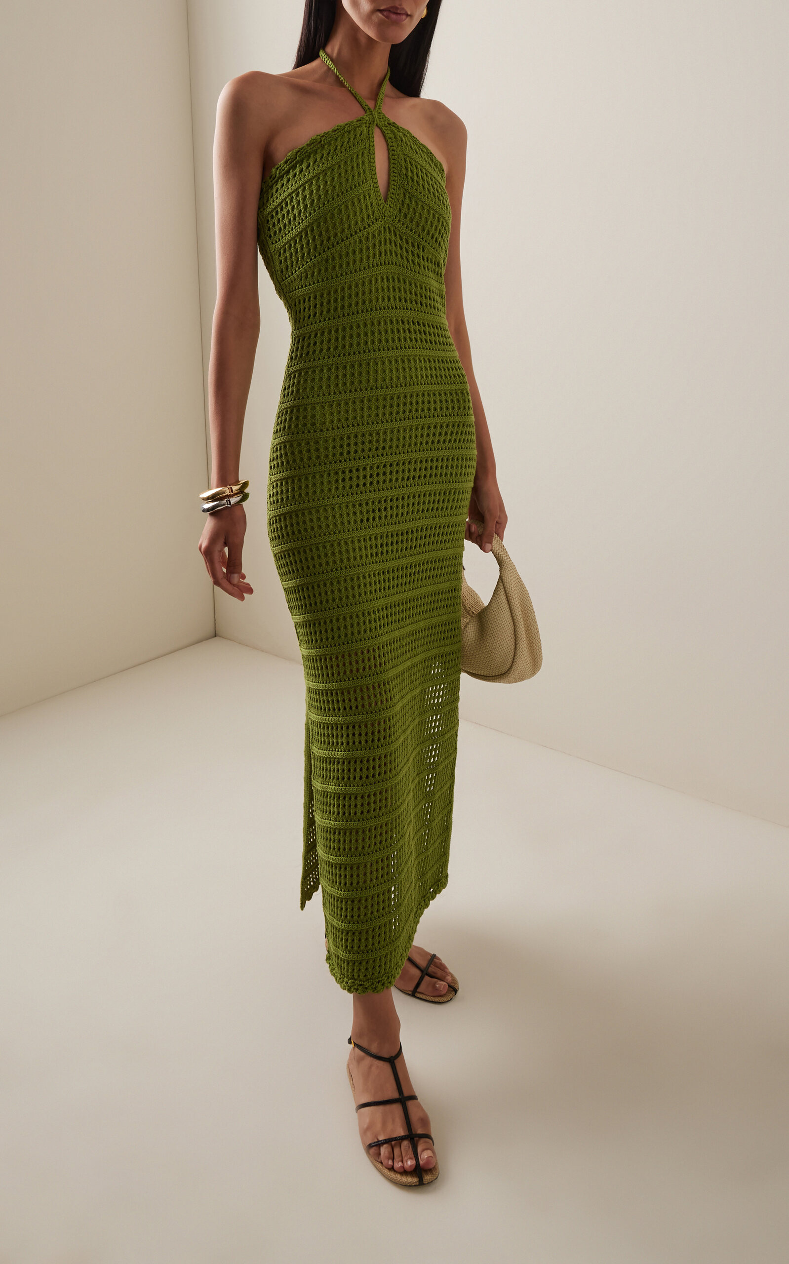 Koah Cotton-Blend Dress green - 2