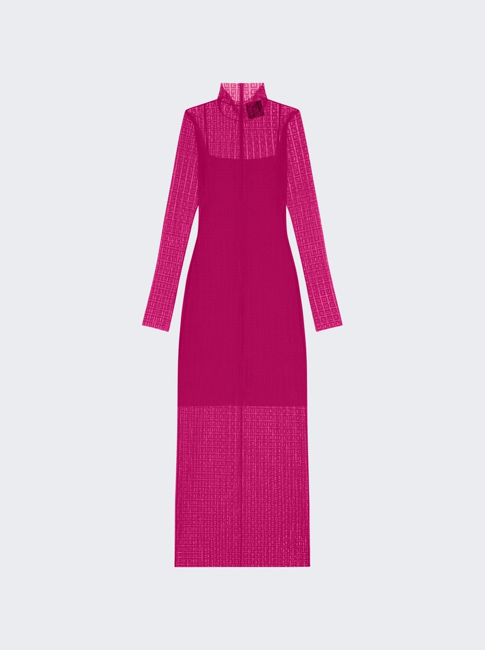 ワンピース GIVENCHY SS24 Pink lace 4G long dress (BW21KL20ET 682) Givenchy Lace Dress | italist | REVERSIBLE