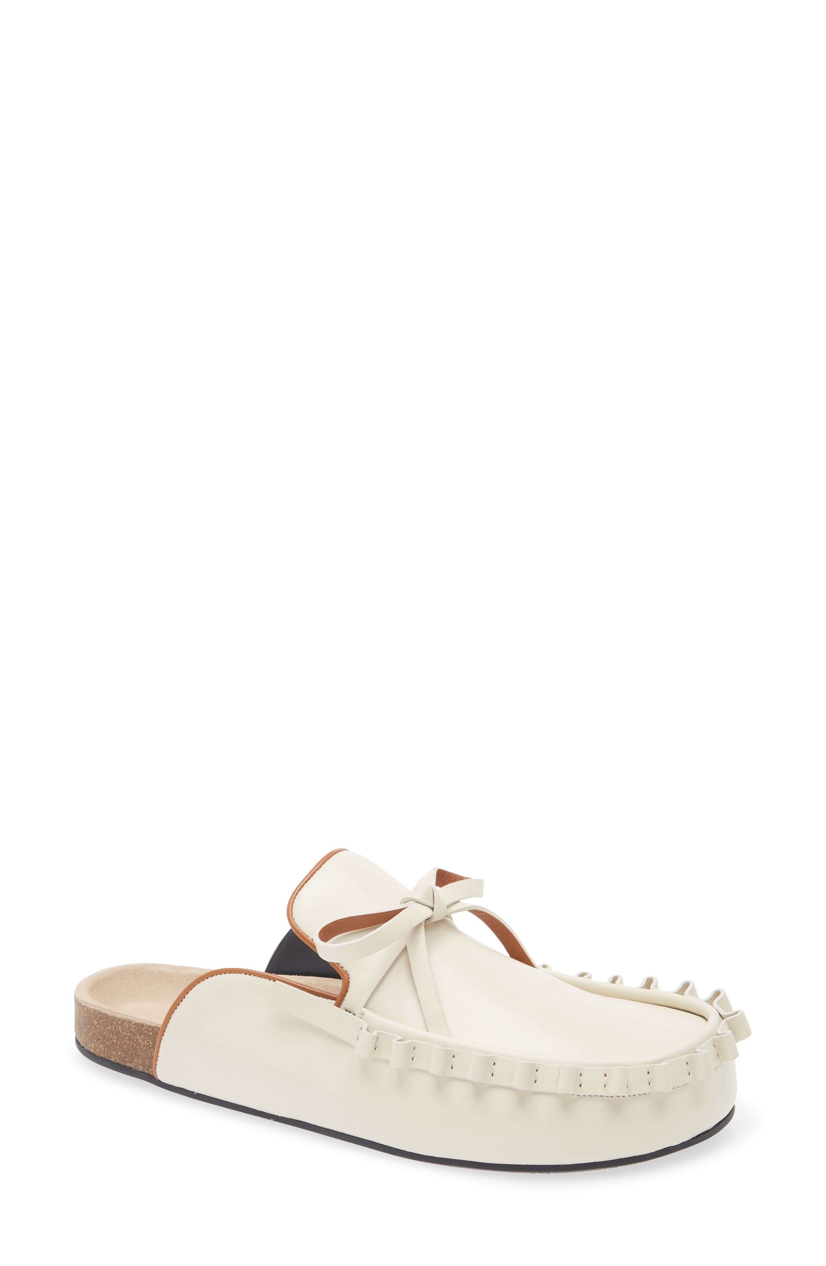 JW Anderson Ruffle Loafer in White at Nordstrom - 1