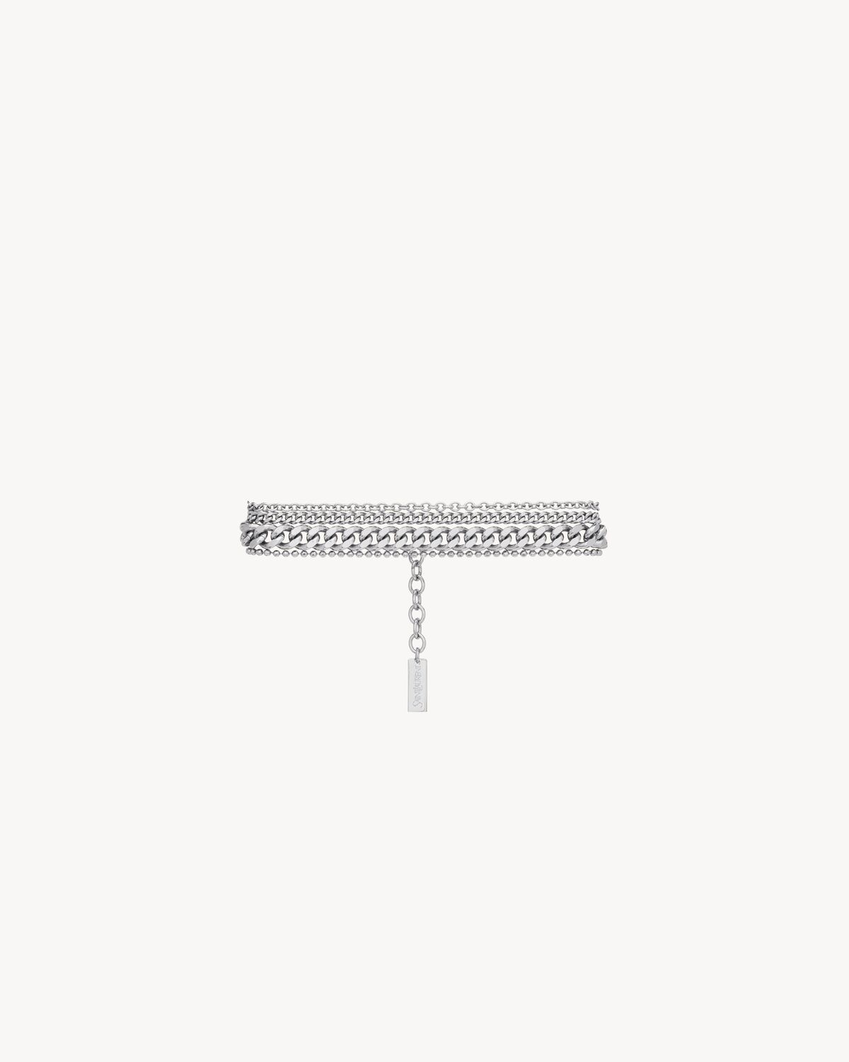 MULTI-CHAIN BRACELET IN 18K GREY GOLD - 2
