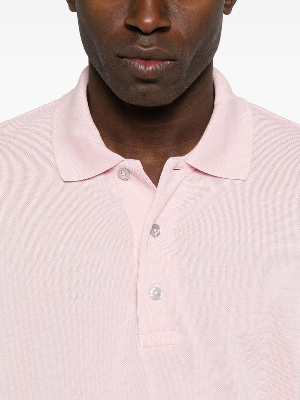 Tom Ford Men Piqué Polo Shirt - 3
