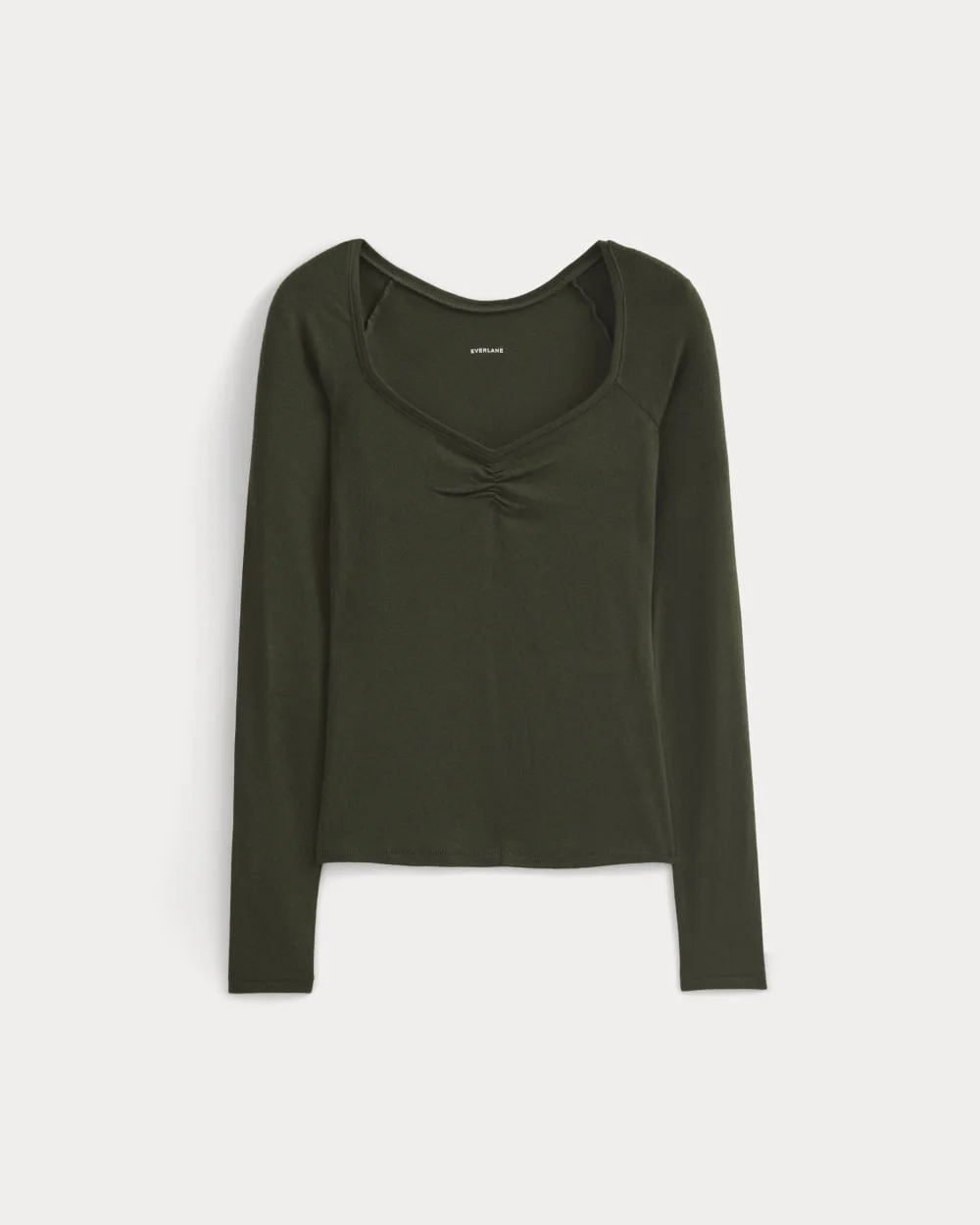 SWEETHEART-NECK TOP IN BUTTERLUXE - 1