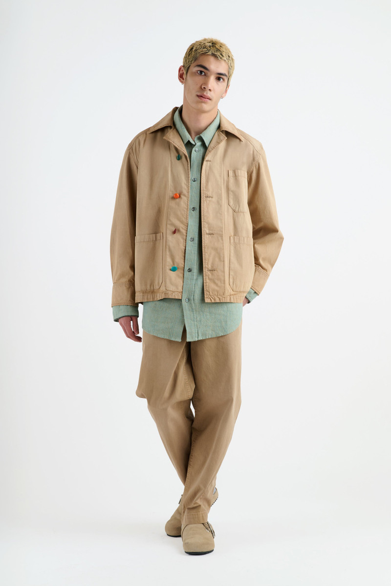 The Elder Statesman SILVANO WASHED CHORE JACKET outlook