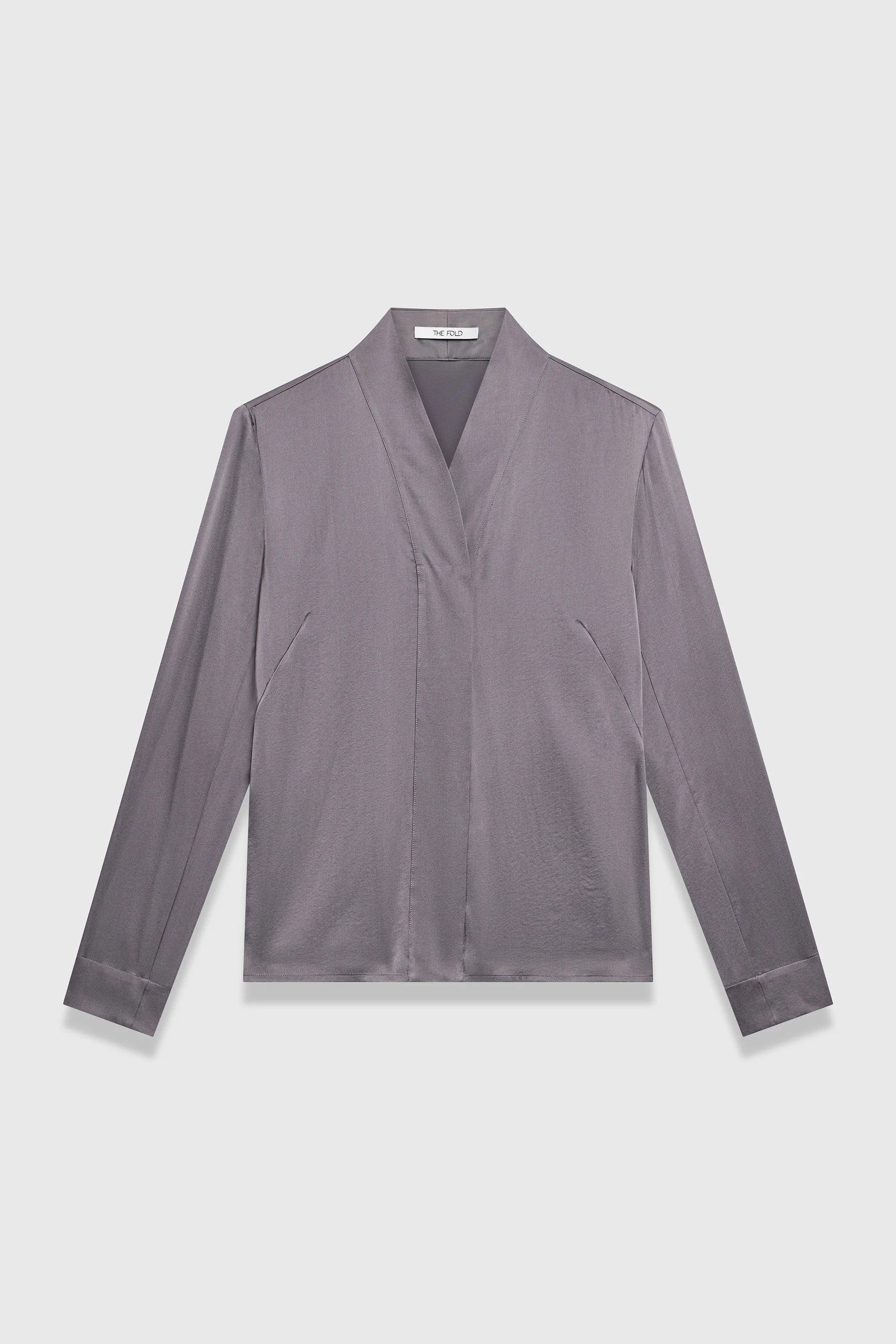 Bowery Stretch Silk Satin Blouse - 1