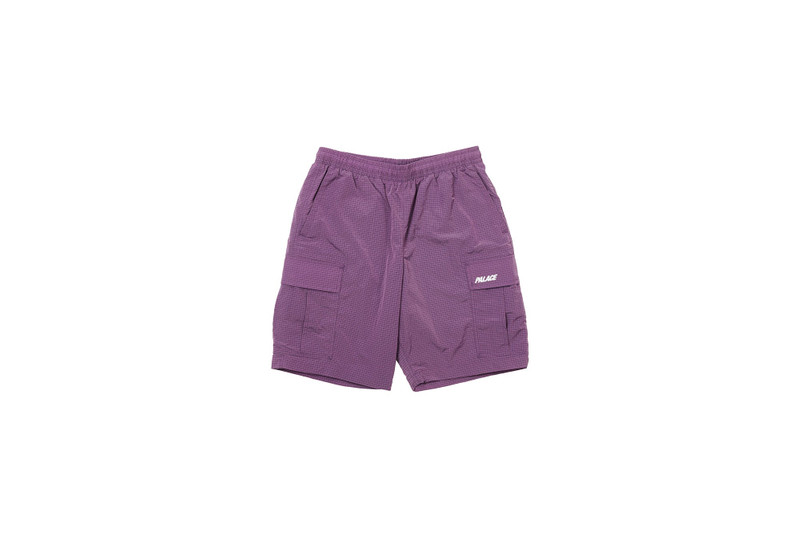 CARGO SHELL SHORTS PURPLE 1