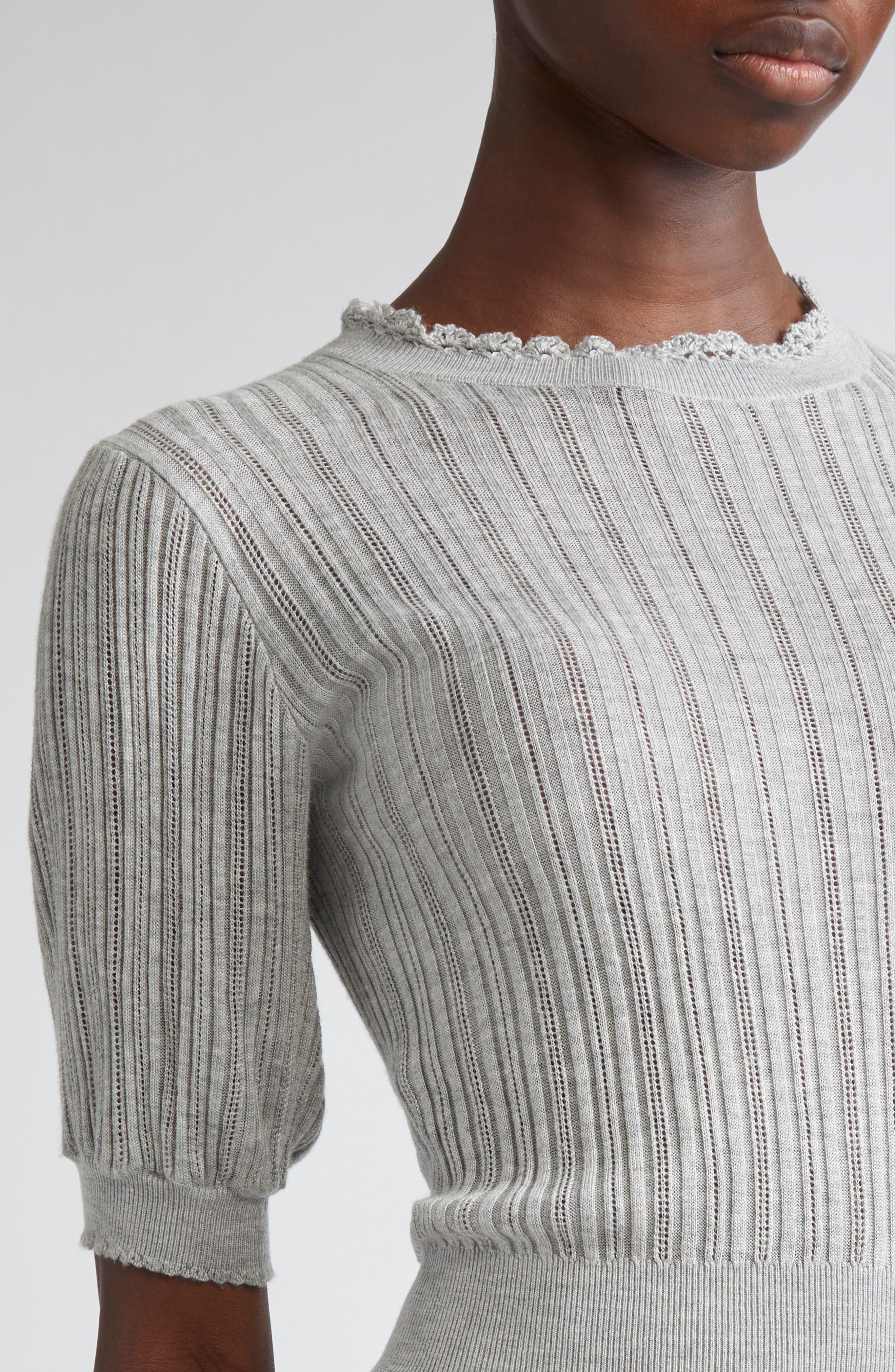 Ulla Johnson Gemma Rib Top in Slate at Nordstrom - 4