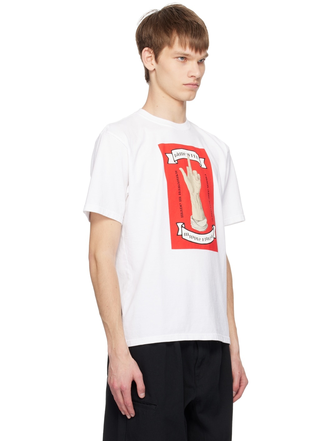 White Graphic T-Shirt - 2