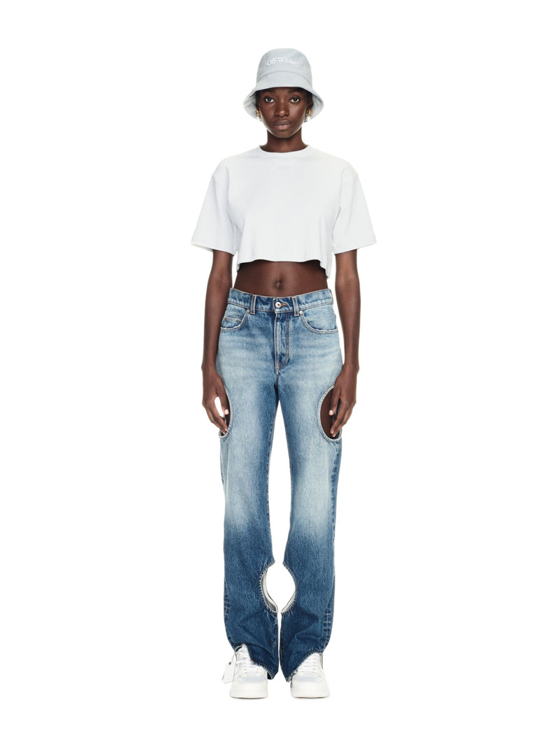 Off-White Off Stamp Cropped Tee outlook