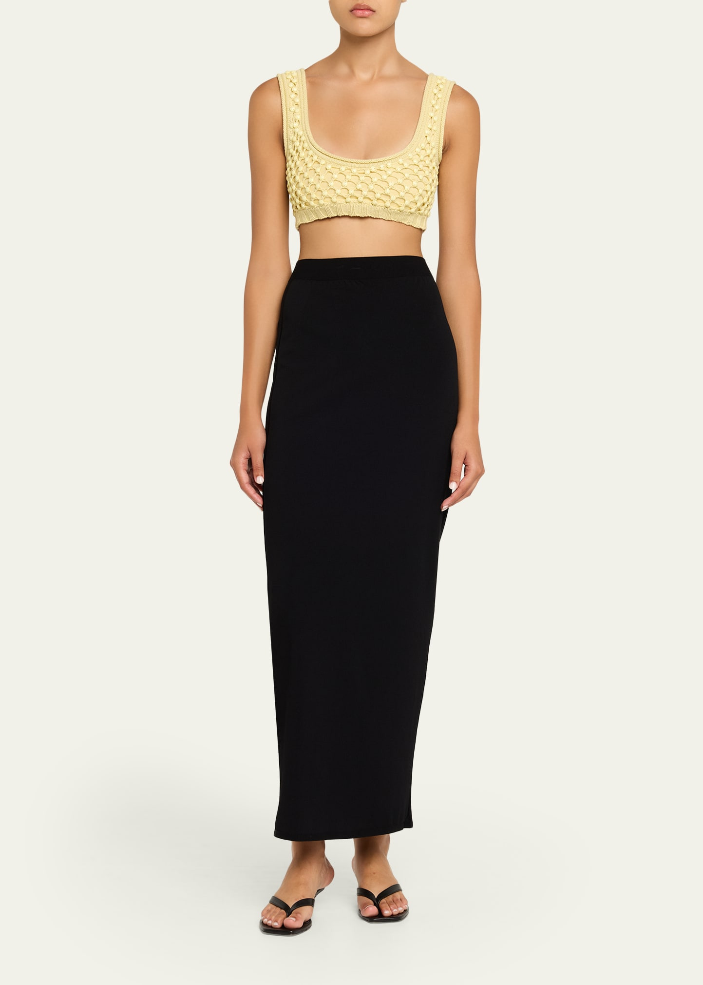 Lady Embellished Knit Bralette - 2