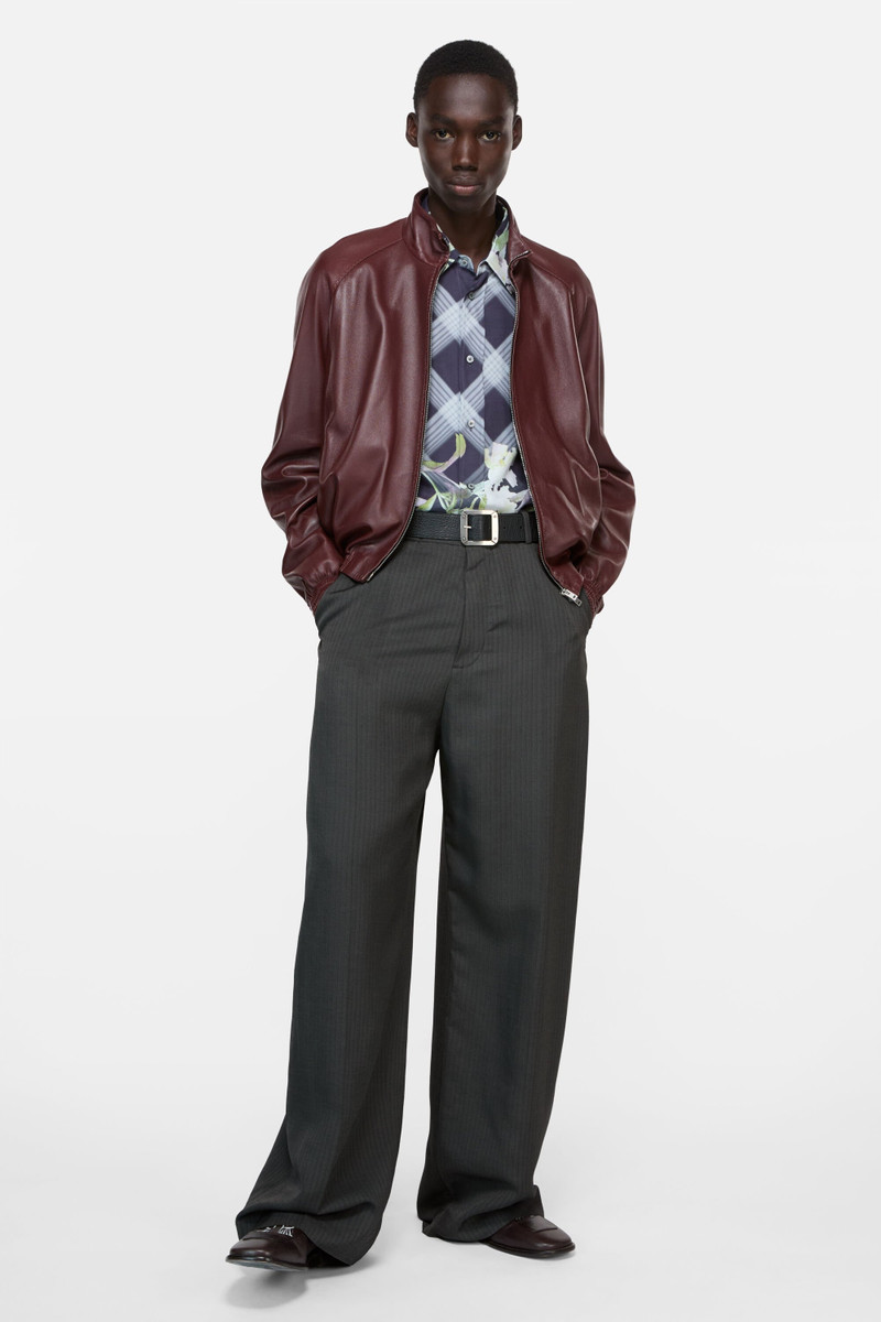 Acne Studios Leather jacket - Rum brown outlook