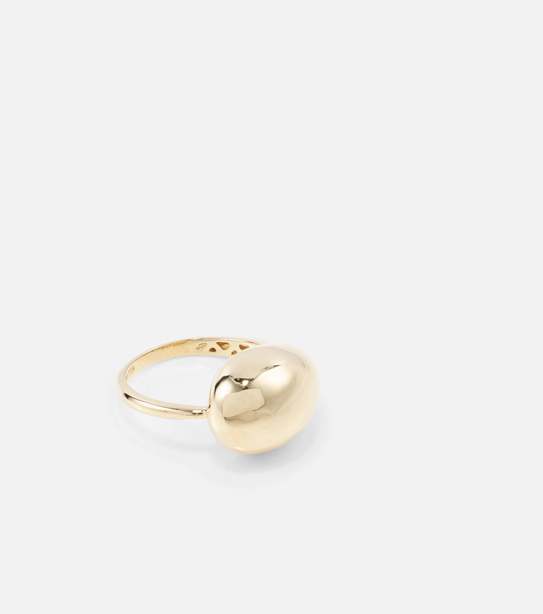 Water Droplet 14kt gold ring - 3