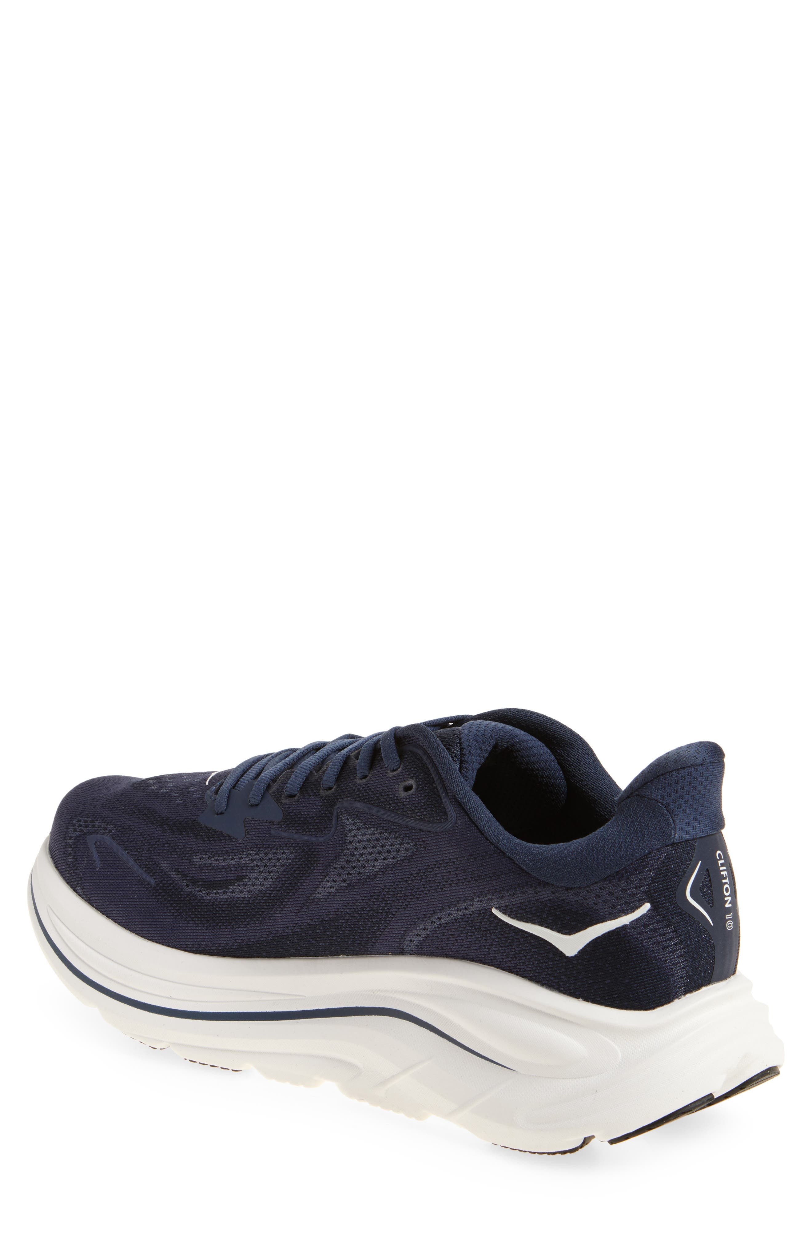 HOKA Clifton 10 Running Shoe in Navy /White at Nordstrom - 2