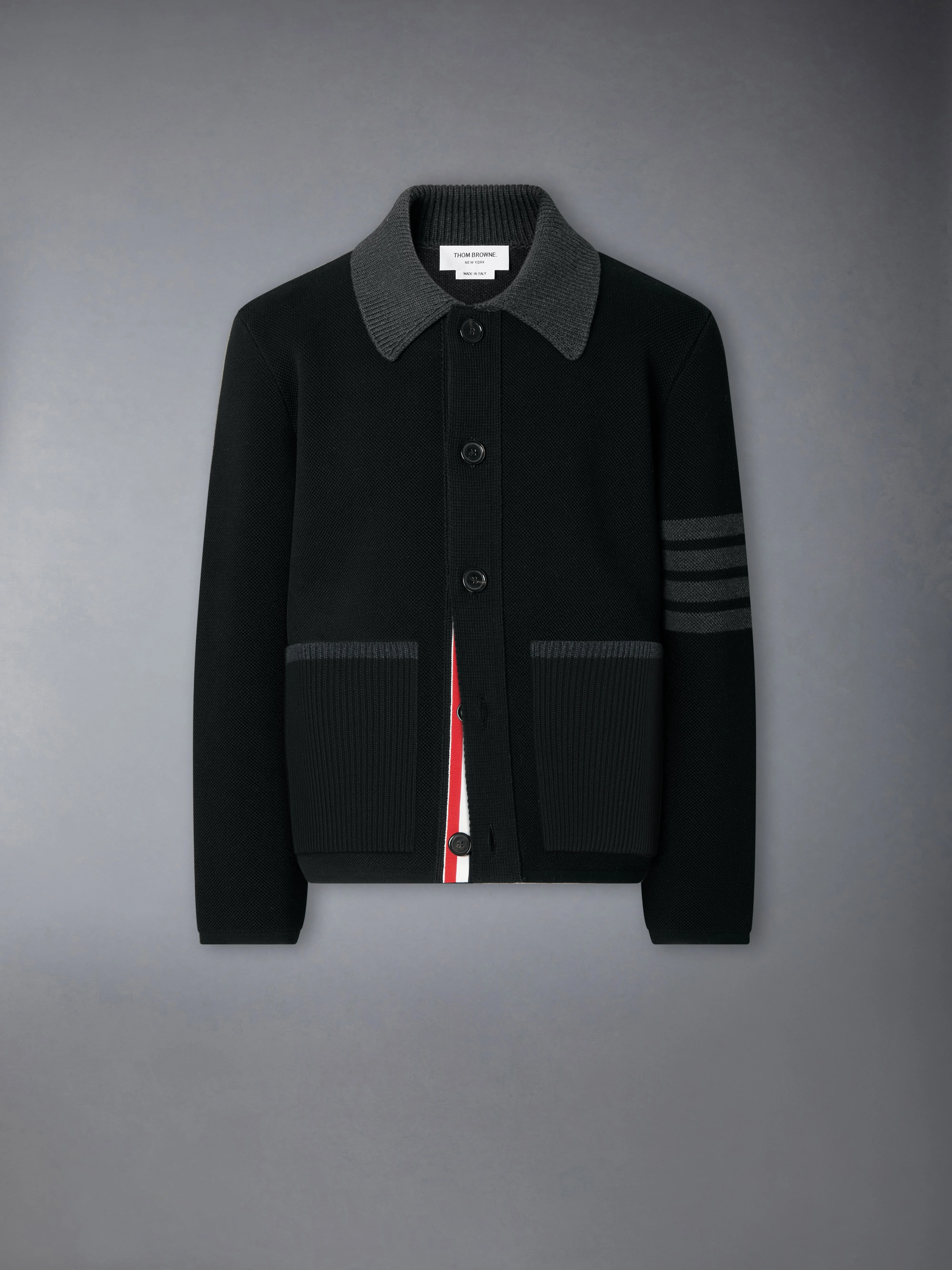 MERINO WOOL 4-BAR WORK JACKET - 1