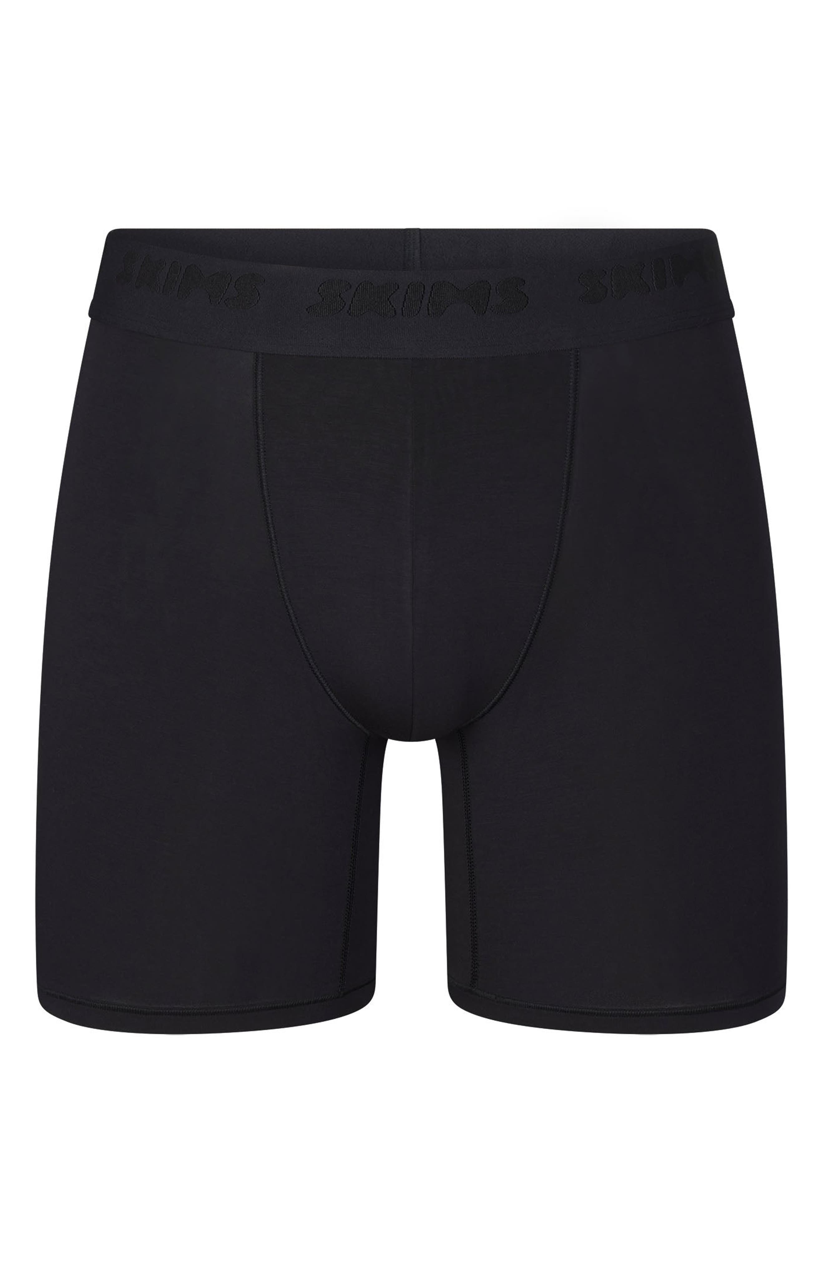 SKIMS 5-Inch Stretch Modal Boxer Briefs in Obsidian at Nordstrom - 4