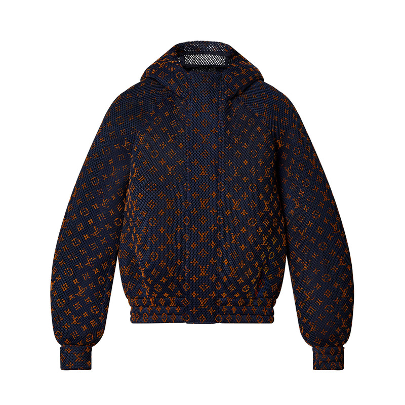 Gradient Monogram Mesh Blouson - 1