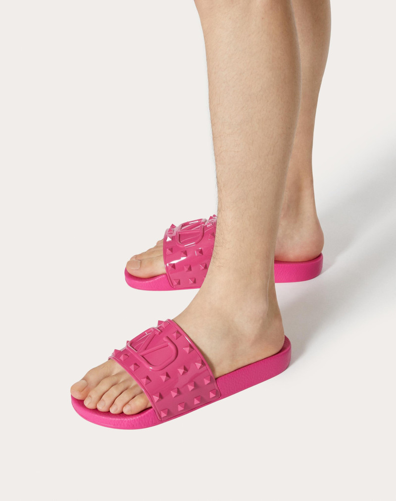 Valentino RUBBER SUMMER VLOGO SIGNATURE SLIDE SANDAL outlook