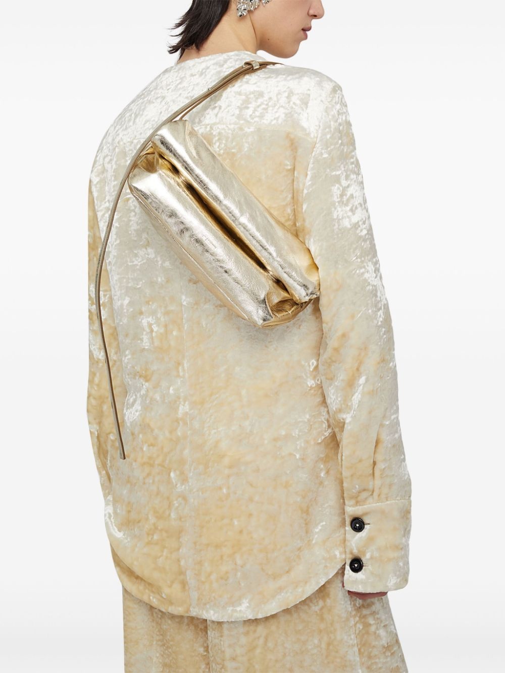 small Rollup leather shoulder bag - 3