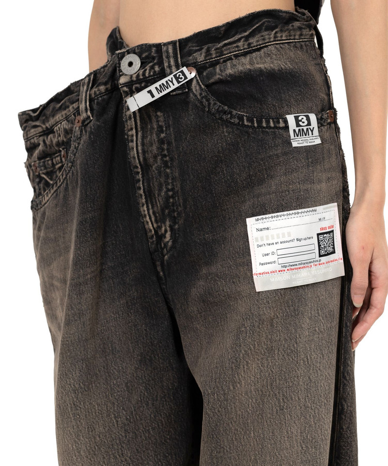Huge Layered Denim Pants 7