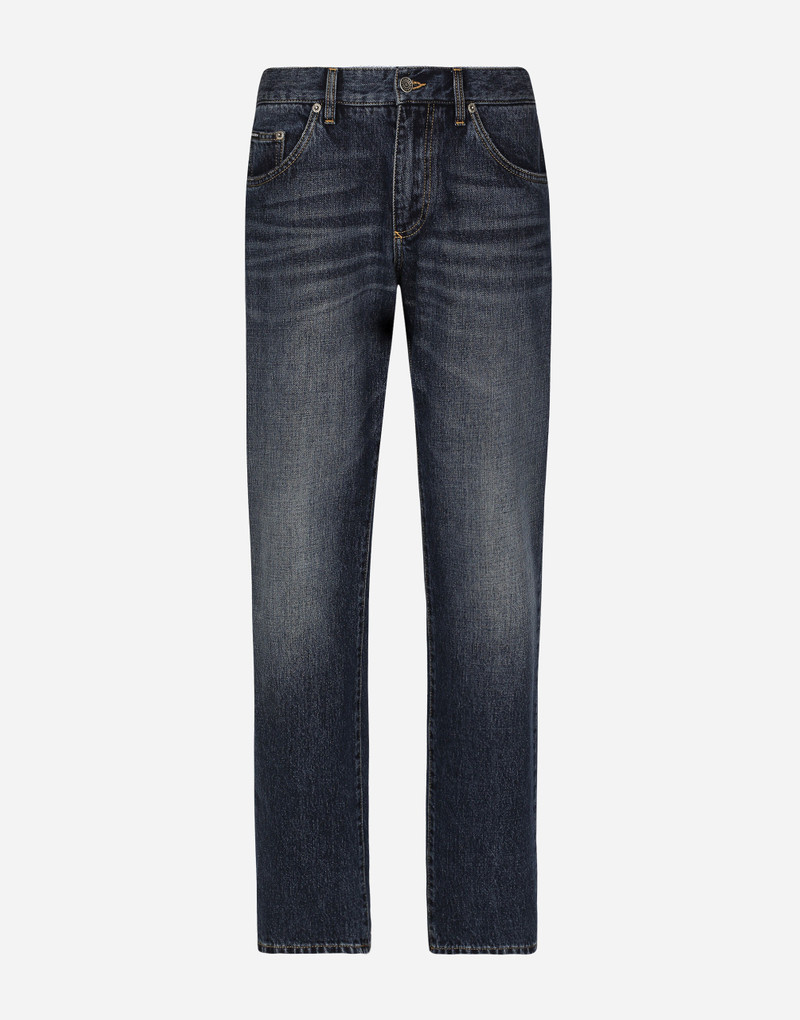 Classic blue denim jeans - 1