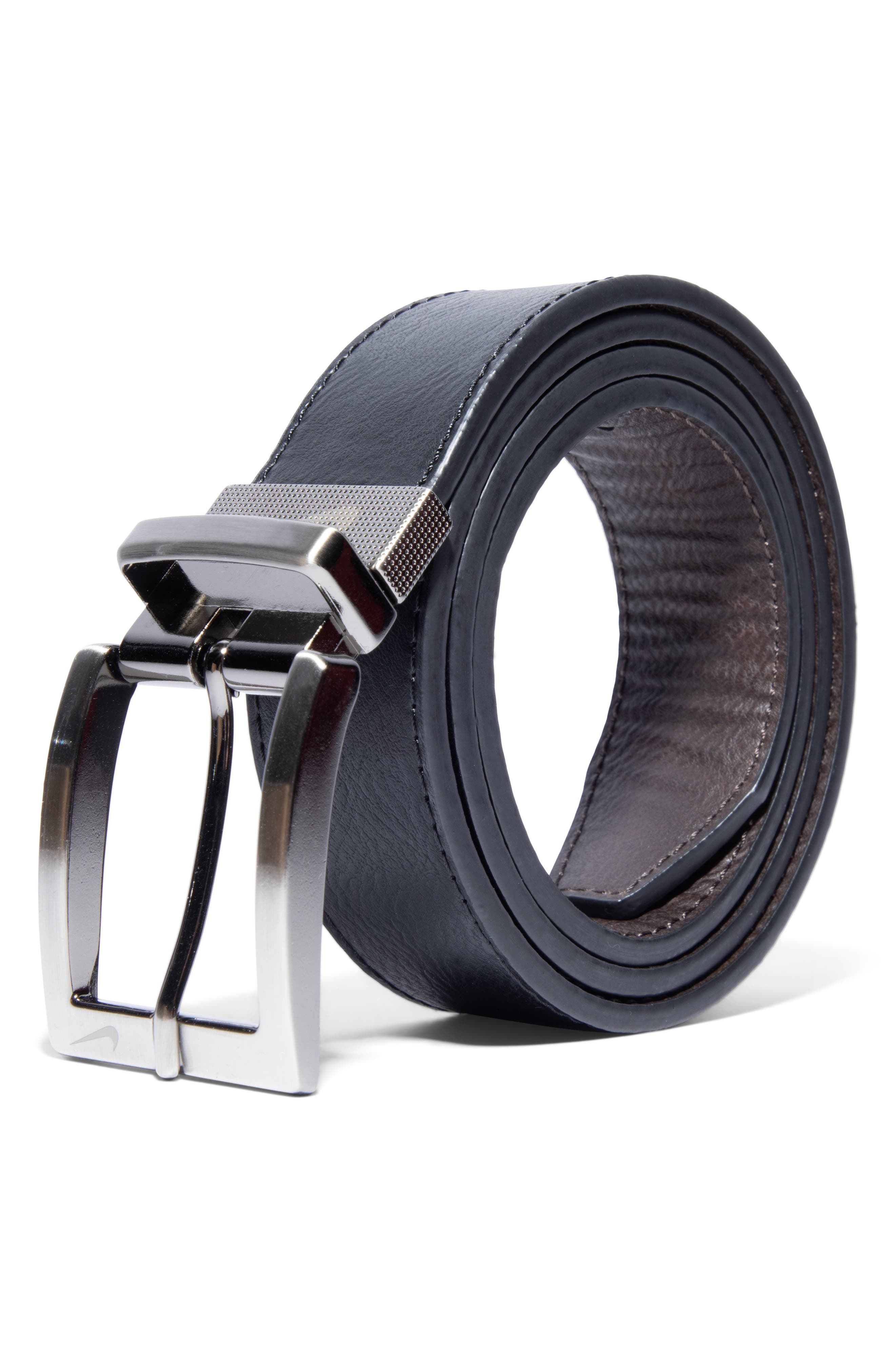 Nike Core Reversible Leather Belt in Black/Brown at Nordstrom - 2