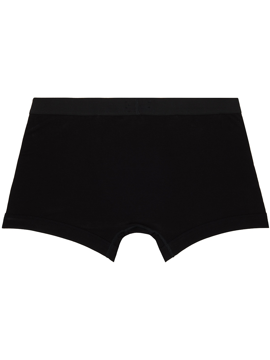 Black Cotton Boxer Briefs - 2