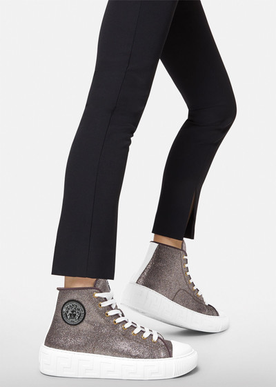 VERSACE Greca high top sneakers outlook