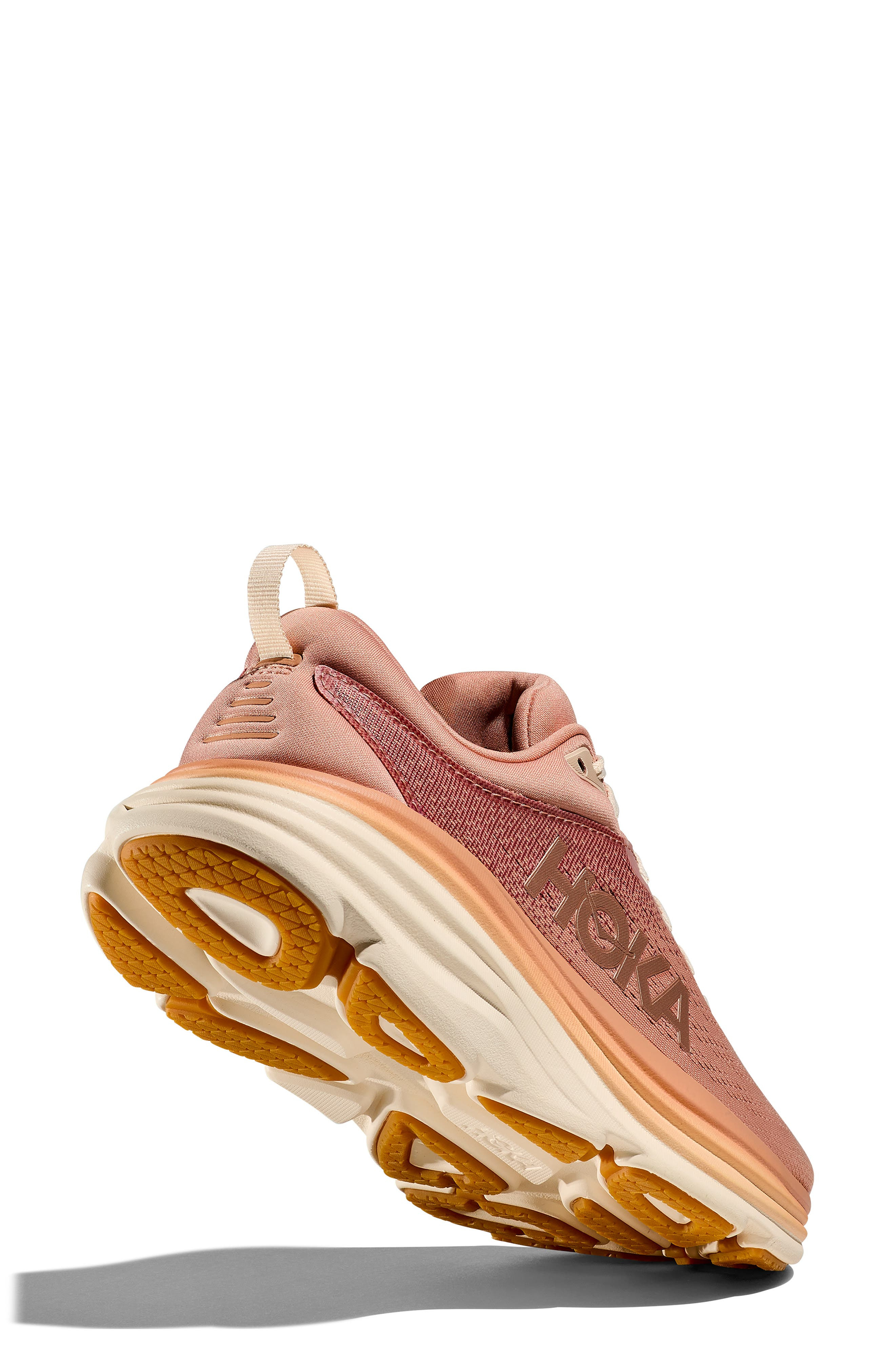 HOKA Bondi 8 Running Shoe in Sandstone /Cream at Nordstrom - 7