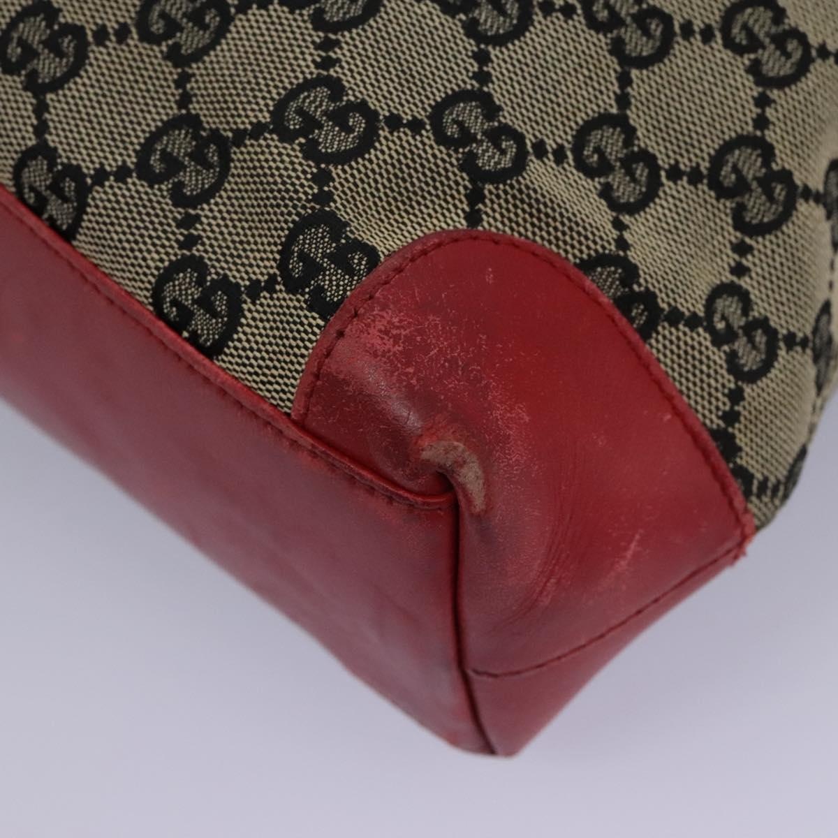 GUCCI GG Supreme Tote Bag Beige Red Gold 002 119 - 16