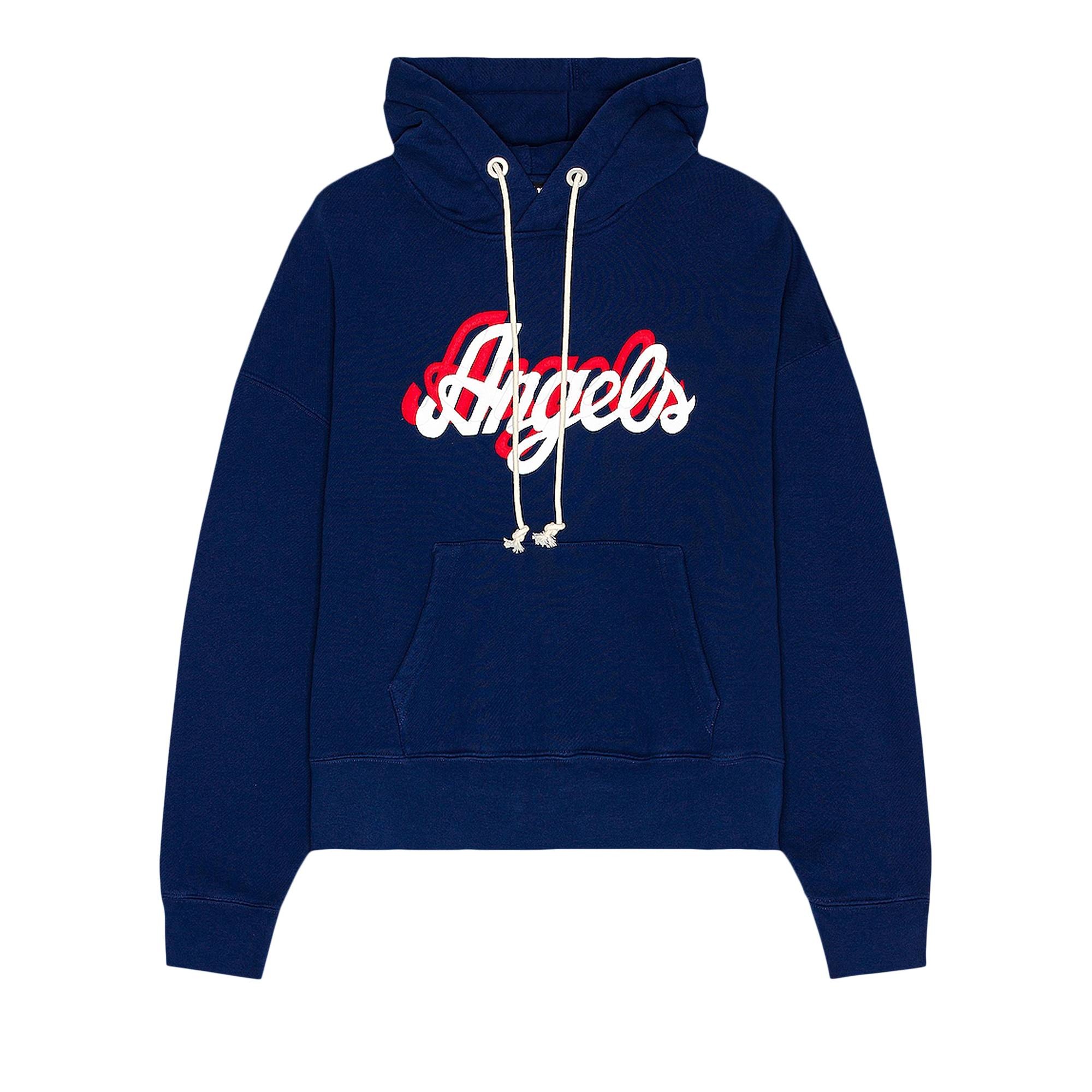 Palm Angels Angels Hoody 'Navy Blue/White' - 1