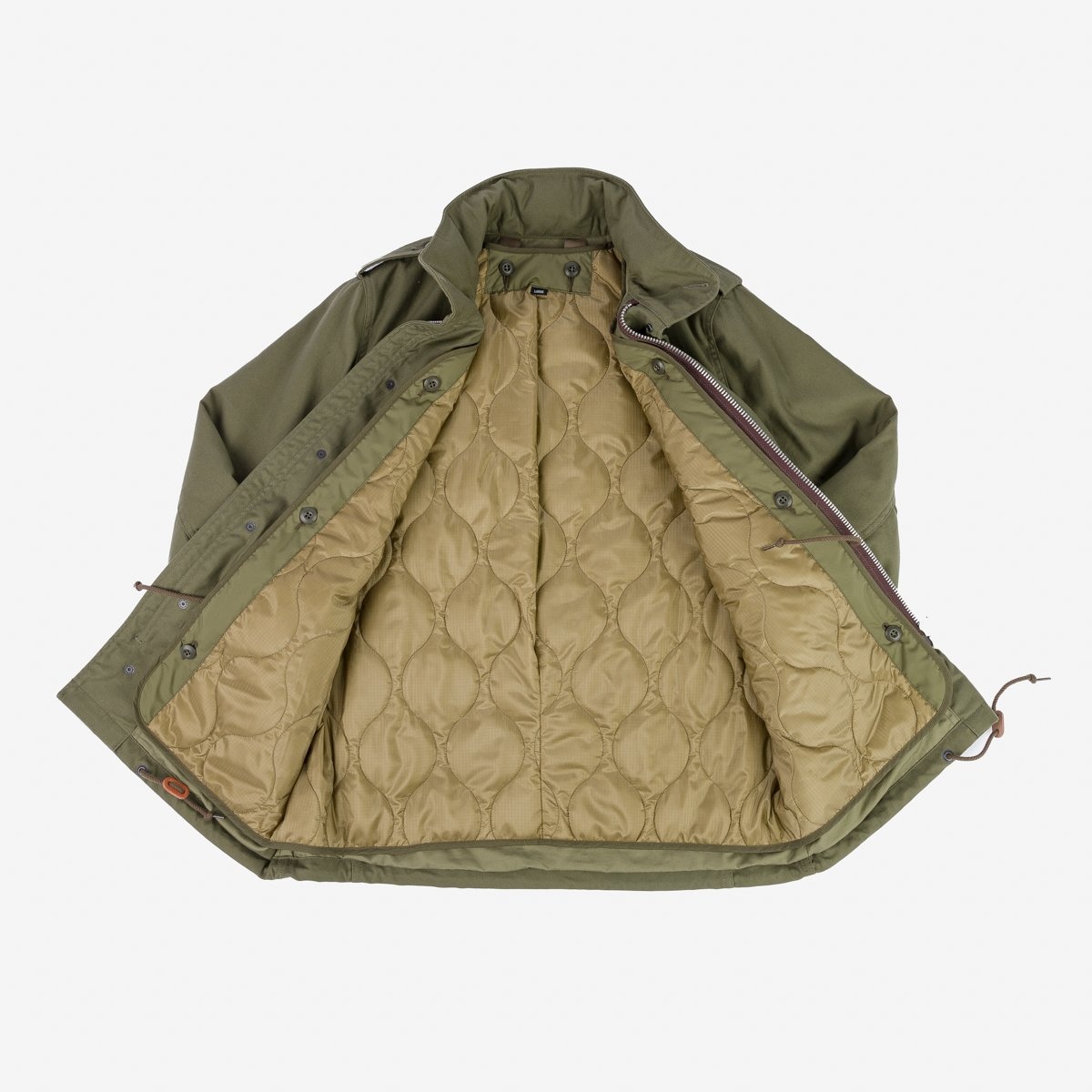 IHM-41-GRN Quilt Lining M65 Field Jacket - Olive Drab Green - 9