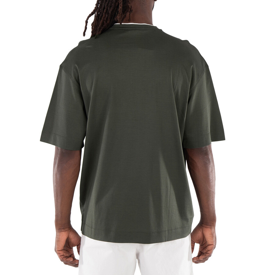 Emporio Armani Chimera Logo Embroidered T-Shirt - 2